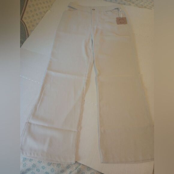 Bailey Rose wide leg dress pants with front cut outs NWT - Picture 3 of 9